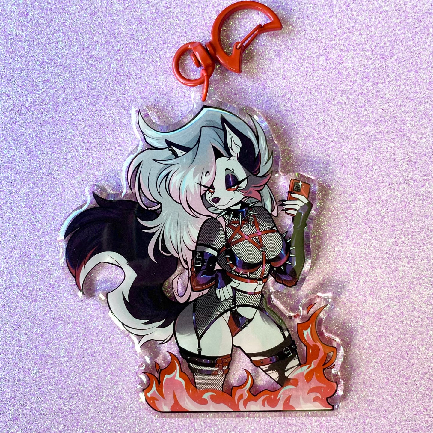 ACRYLIC KEYCHAIN : Helluva Boss - Loona Hellfire