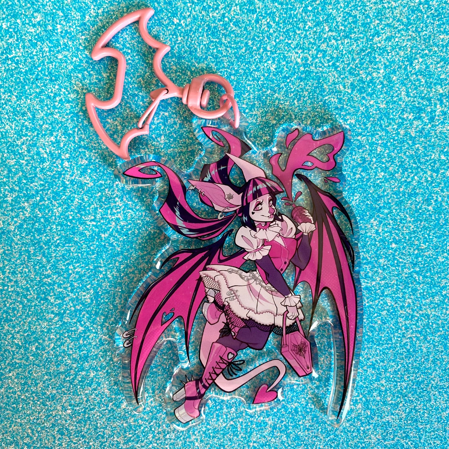 DISCONTINUING: ACRYLIC KEYCHAIN : Vampire Bat