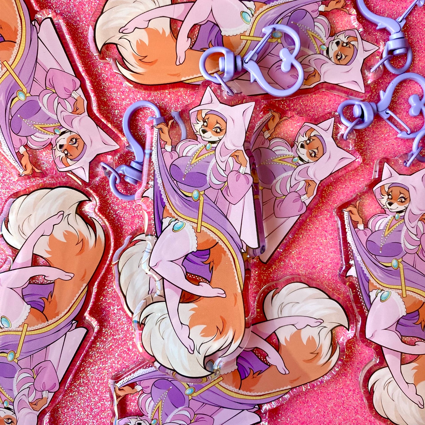 ACRYLIC KEYCHAIN : Foxy Maiden