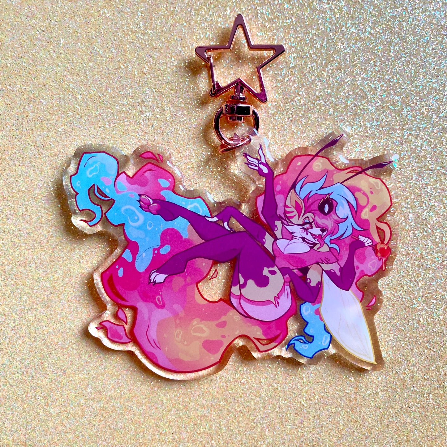 ACRYLIC KEYCHAIN: Helluva Boss - Queen Bee