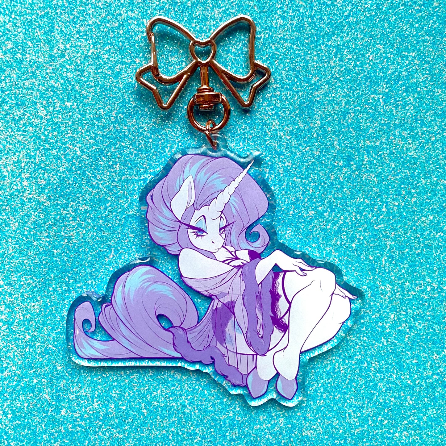 PREORDER: RERELEASE: ACRYLIC KEYCHAIN : Elegant Unicorn
