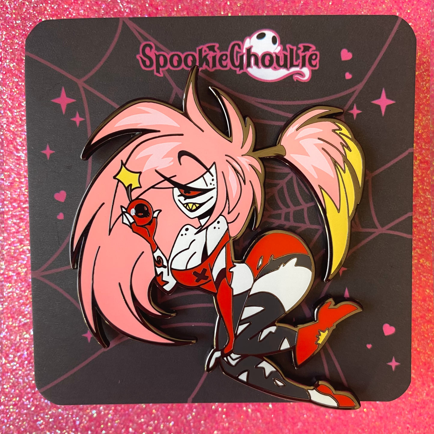 HARD ENAMEL PIN: Hazbin Hotel - Cherri Bomb