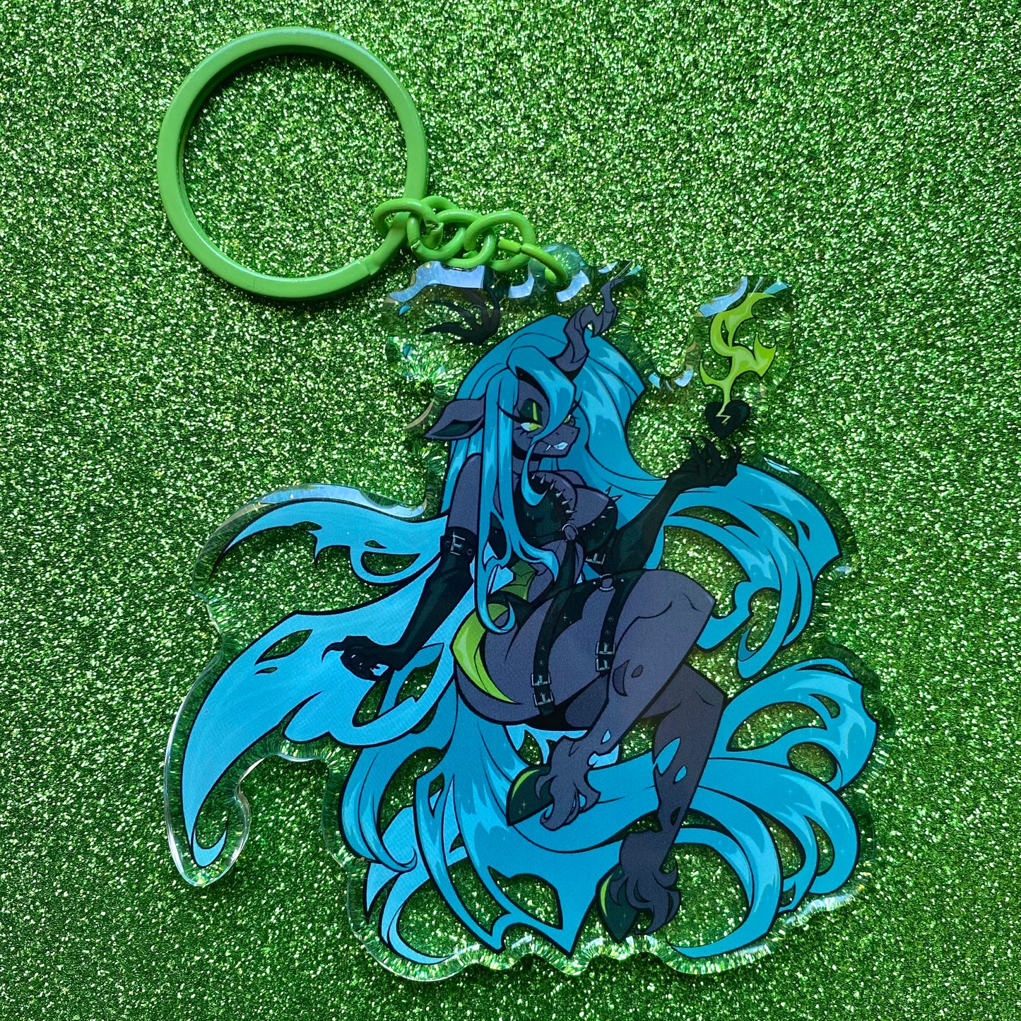 ACRYLIC KEYCHAIN : Bug Changeling Queen
