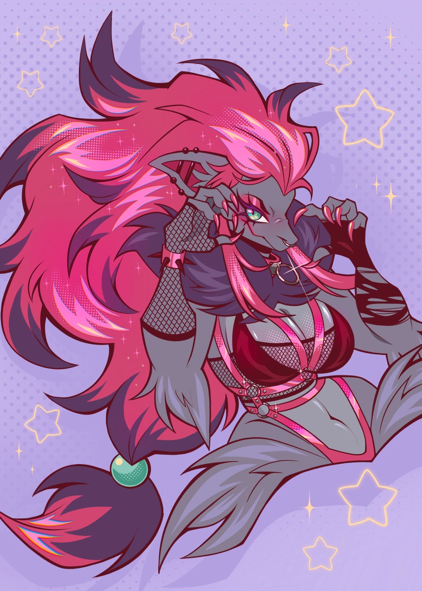 PRINT: Monster Kitsune Spirit