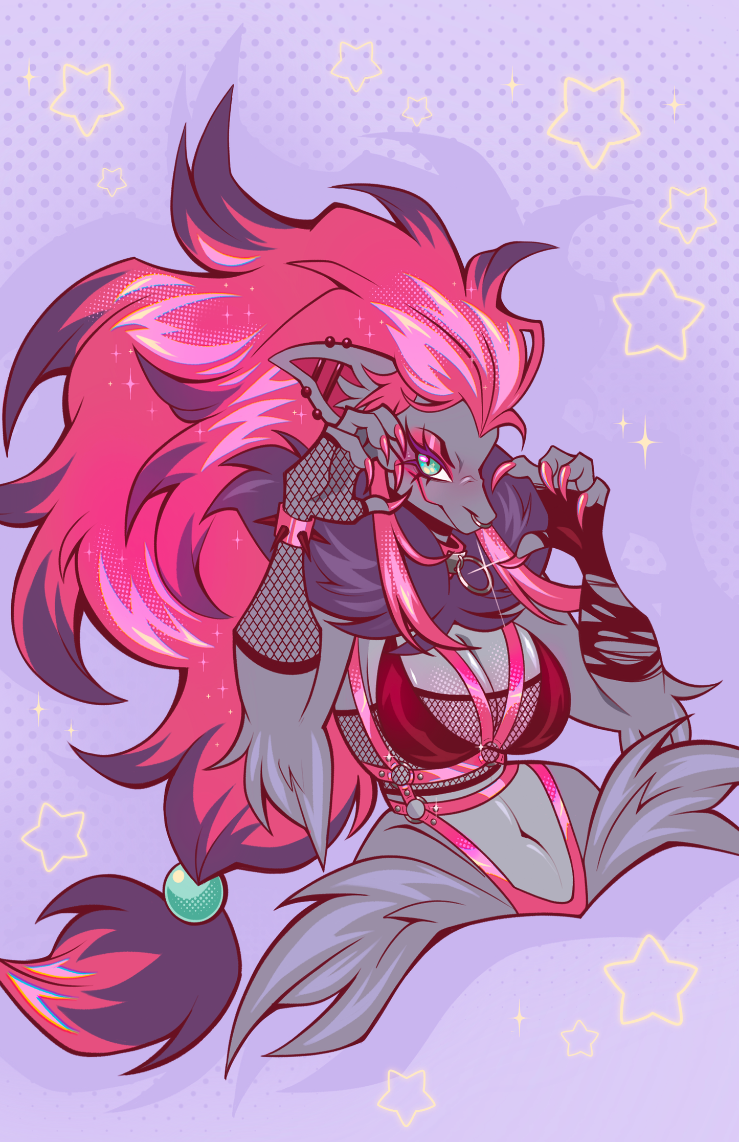 PRINT: Monster Kitsune Spirit