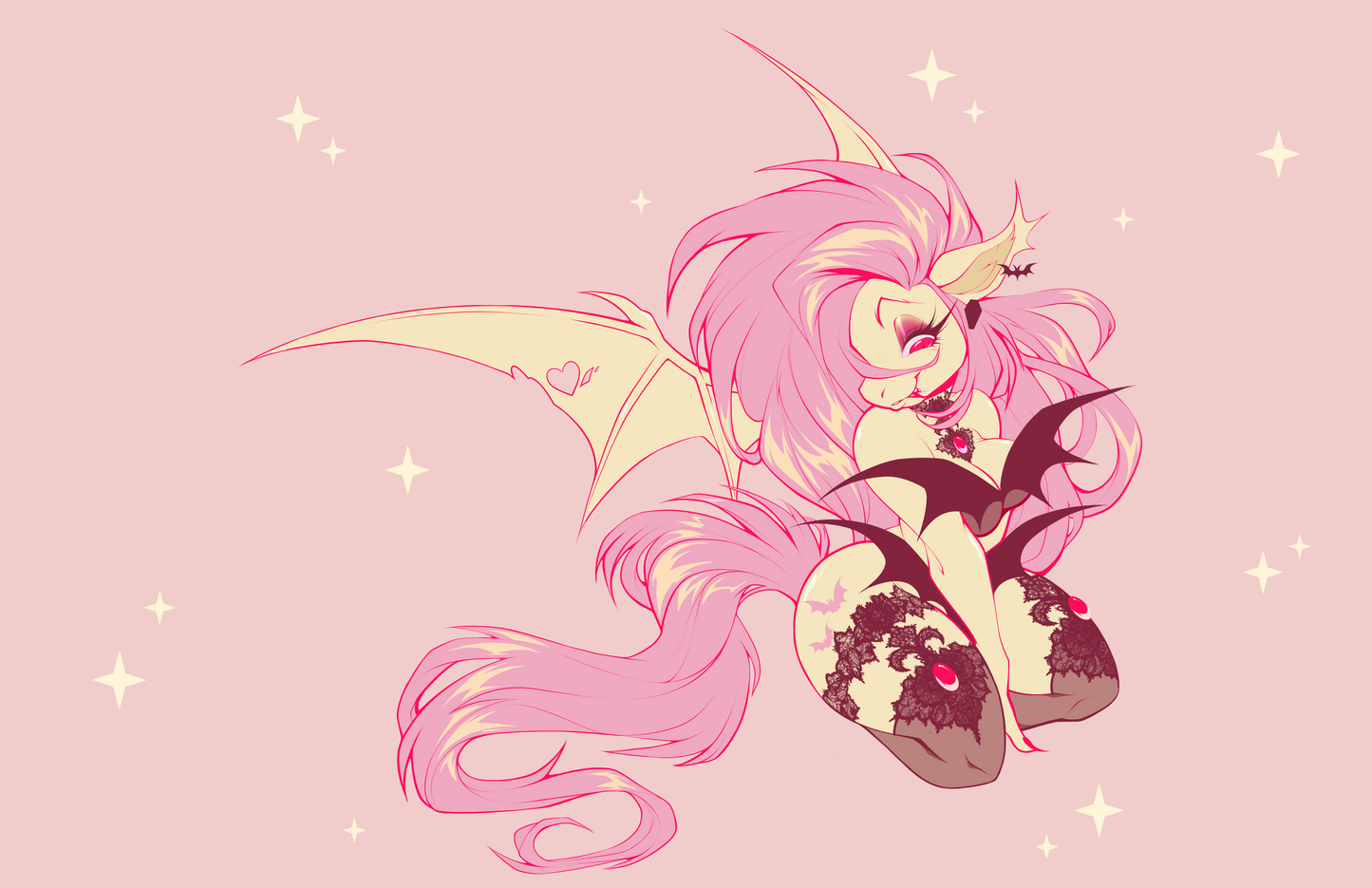 DISCONTINUING: PRINT: Vampiric Bat Mare