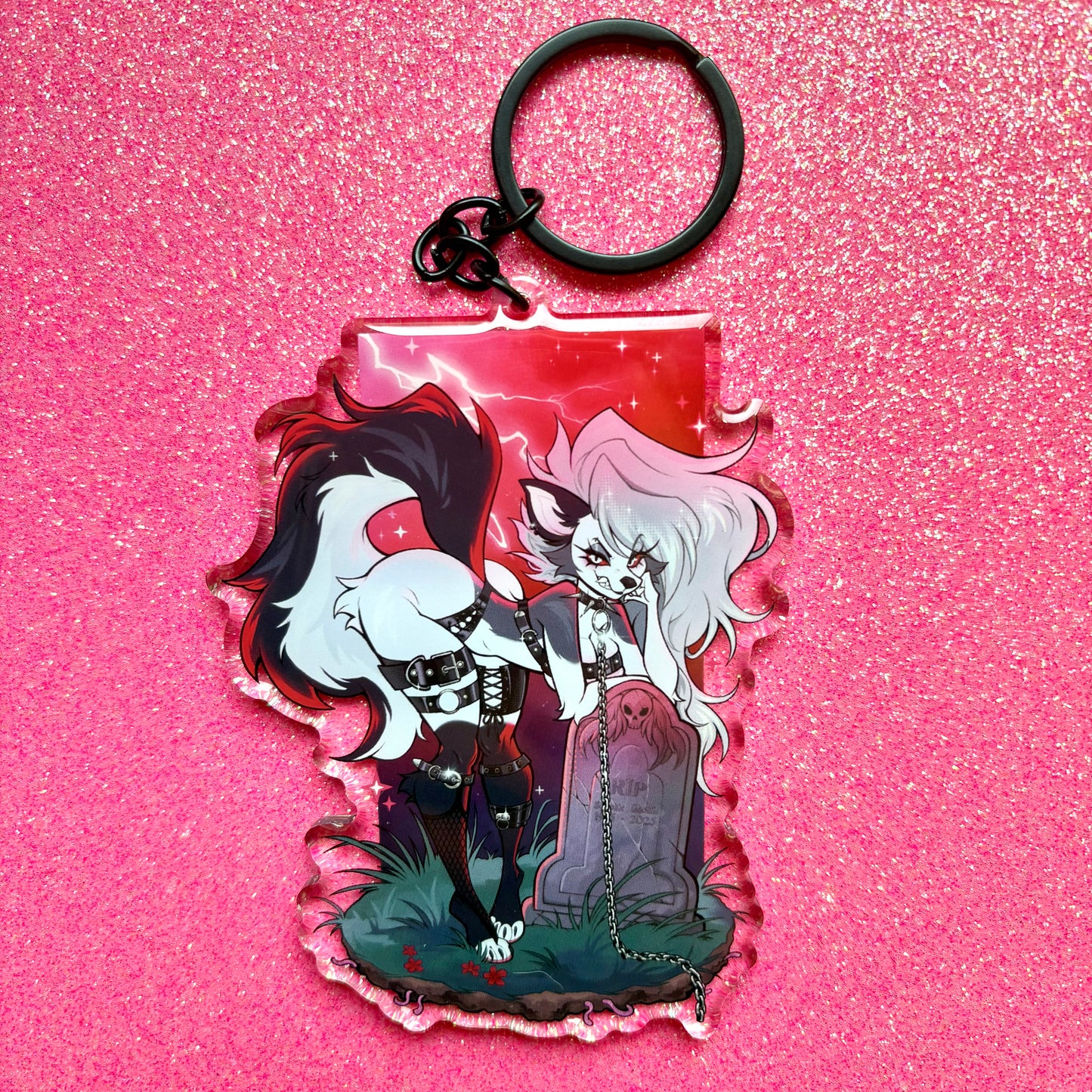 ACRYLIC KEYCHAIN: Graveyard Loona