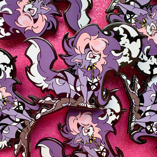 HARD ENAMEL PIN: Lykken the Werewolf