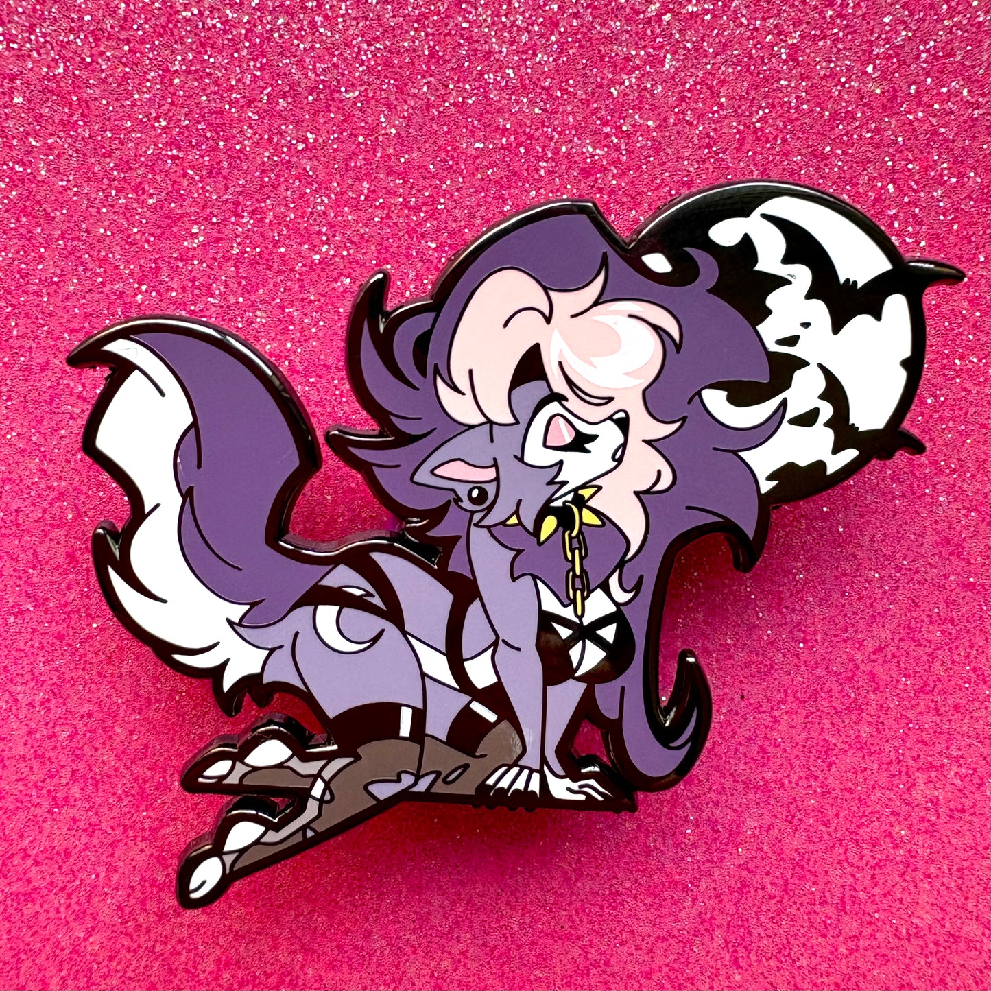 HARD ENAMEL PIN: Lykken the Werewolf