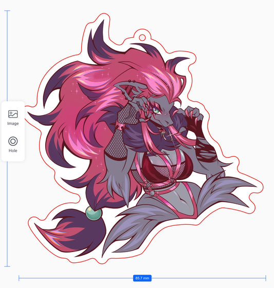 PREORDER: Keychain: Mystical Fox : ETA August 20th