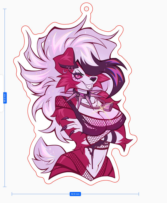 PREORDER: Keychain Midnight Werewolf: ETA August 20th