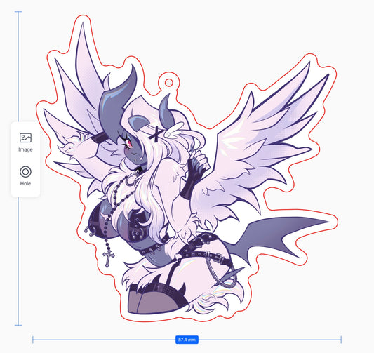 PREORDER: Keychain Goddess of Warning: ETA August 20th