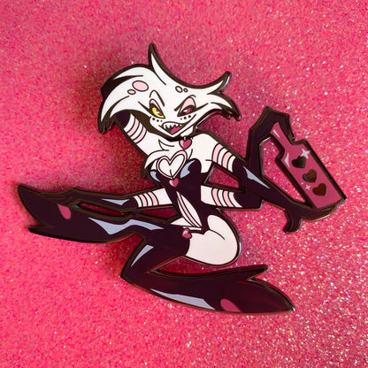 HARD ENAMEL PIN: Hazbin Hotel - Angel Dust