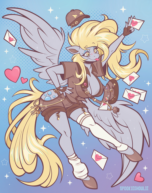 PRINT: Silly Mail Delivery Mare