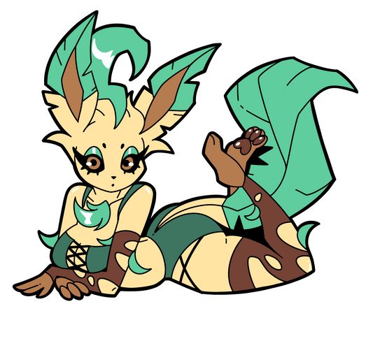 HARD ENAMEL PIN: Monster Grass Dog