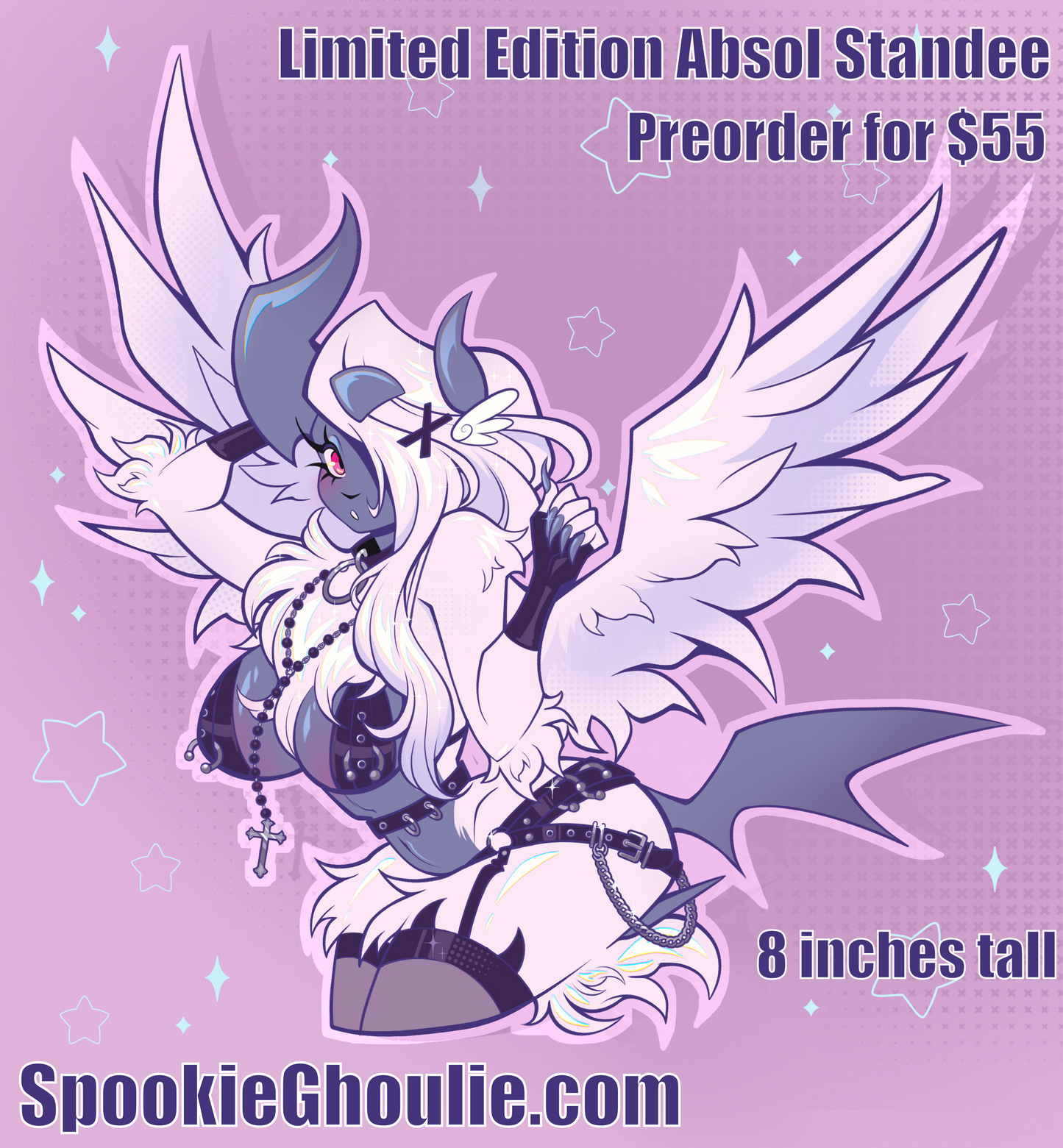 Limited Edition Standee: Monster Angel Devil - 8 Inches