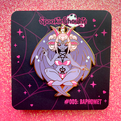 HARD ENAMEL PIN: Baphomet Hard Enamel Pin