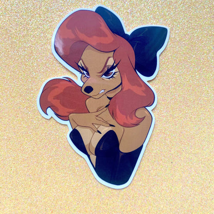 STICKER: Flustered Gorgeous Dog