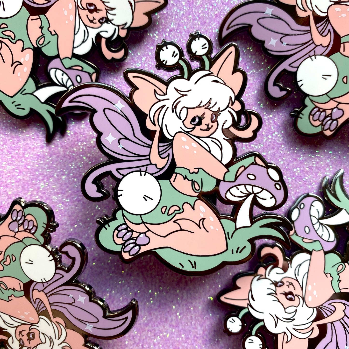 HARD ENAMEL PIN: Dandelion Fairy - May Patreon Pin