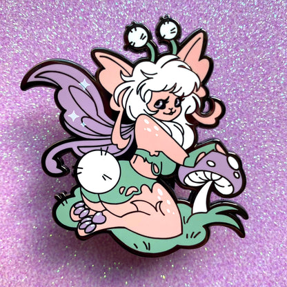 HARD ENAMEL PIN: Dandelion Fairy - May Patreon Pin